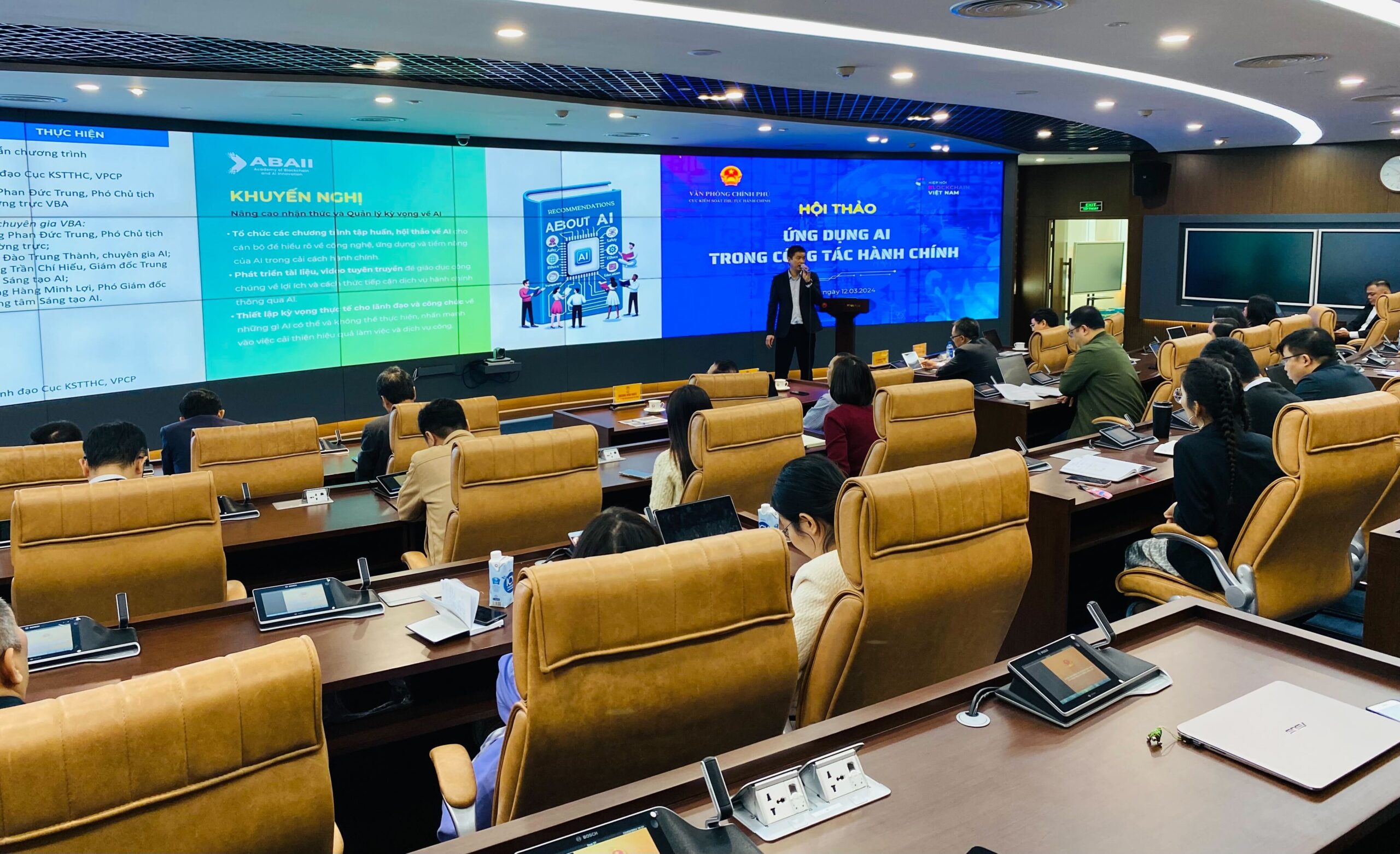 Hội thảo ứng dụng trí tuệ nhân tạo trong công tác hành chính tại Văn phòng Chính phủ 