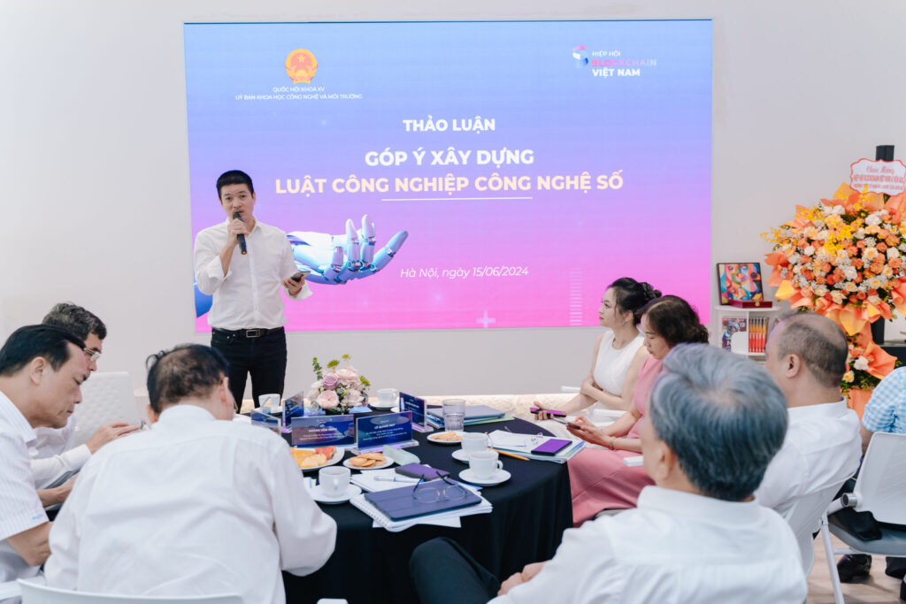 On behalf of the VBA, Mr. Phan Đức Trung addressed some of the questions and comments from the CSTE, as well as offering recommendations regarding research, legal frameworks, and promoting the application of blockchain and AI.