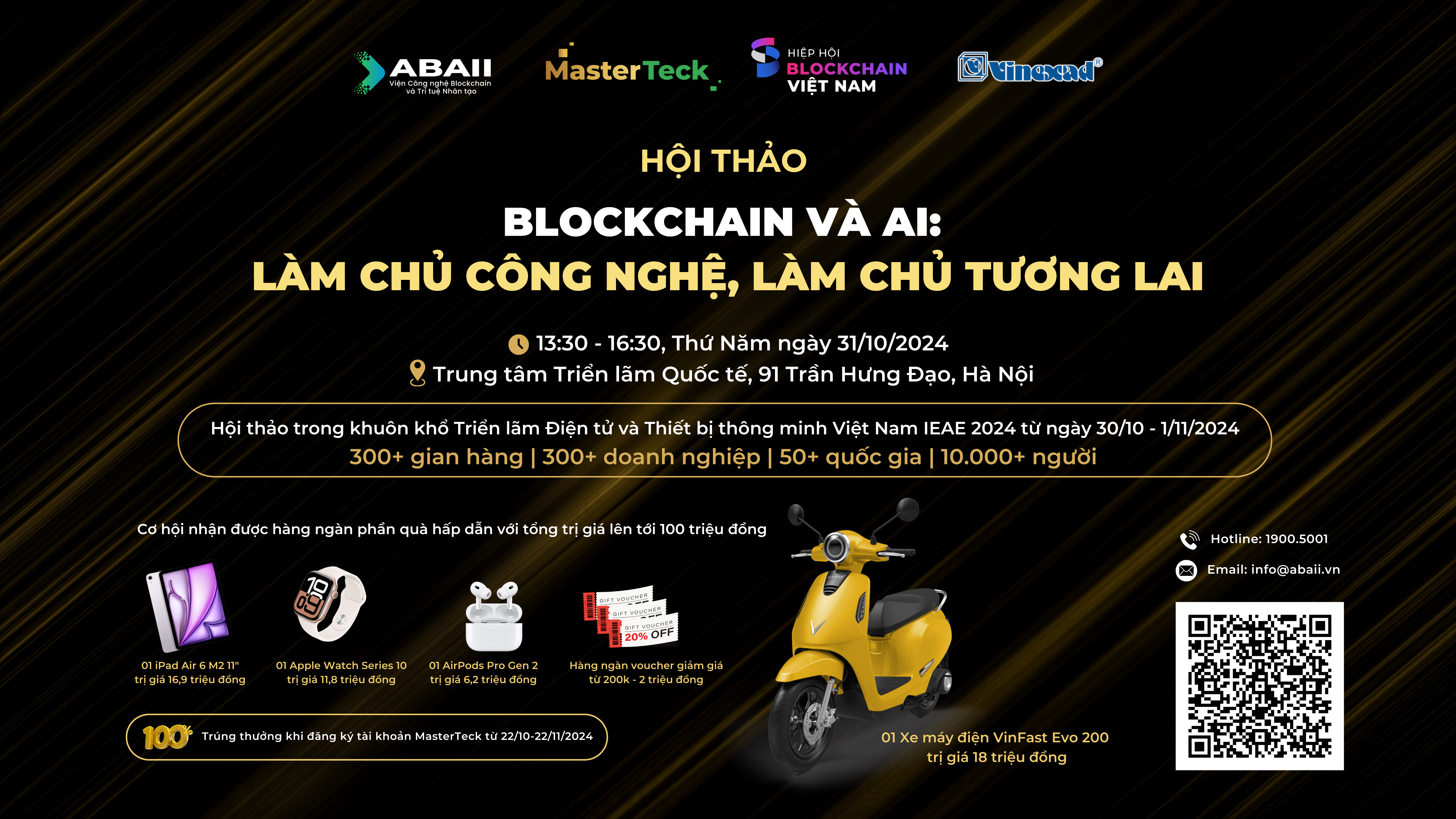 Hội thảo – Triển lãm: “Blockchain và AI: Làm chủ công nghệ, làm chủ tương lai”