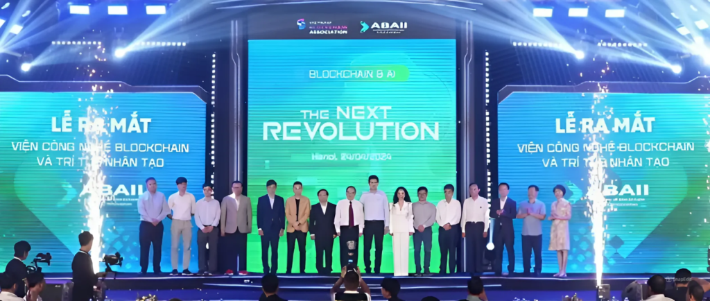 The ABAII Institute was officially launched on April 24, 2024, as part of the 2nd Anniversary Celebration of the Vietnam Blockchain Association and the annual forum titled "Blockchain & AI: The Next Revolution."