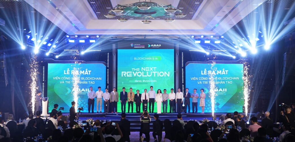 The ABAII Academy was officially launched on April 24th as part of the 2nd-anniversary celebration of the Vietnam Blockchain Association and the annual forum "Blockchain & AI: The Next Revolution."