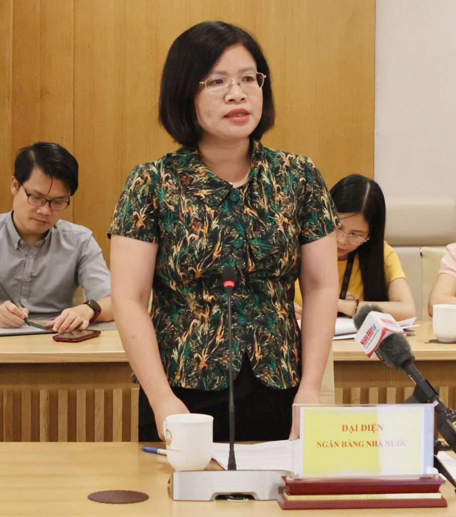 Ms. Nguyễn Thị Minh Thơ – Deputy Director of the Anti-Money Laundering Department, State Bank of Vietnam.