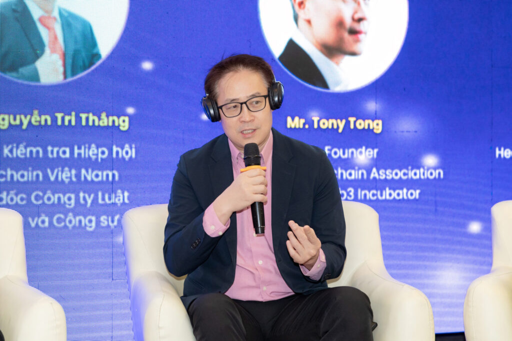 Mr. Tony Tống, Co-founder of the Hong Kong Blockchain Association.