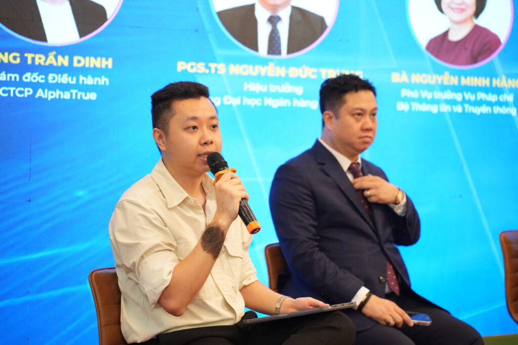 Ông Trần Huyền Dinh, CEO AlphaTrue cho biết hành lang pháp lý rõ ràng về tài sản số sẽ là động lực thúc đẩy tăng trưởng cho các doanh nghiệp công nghệ.