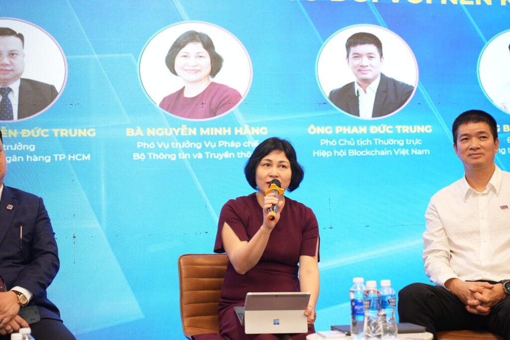 Ms. Nguyễn Minh Hằng, Deputy Director of the Legal Department, Ministry of Information and Communications