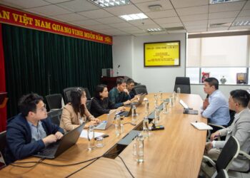 Lãnh đạo NEAC và VBA thảo luận chiến lược phát triển blockchain tại buổi làm việc