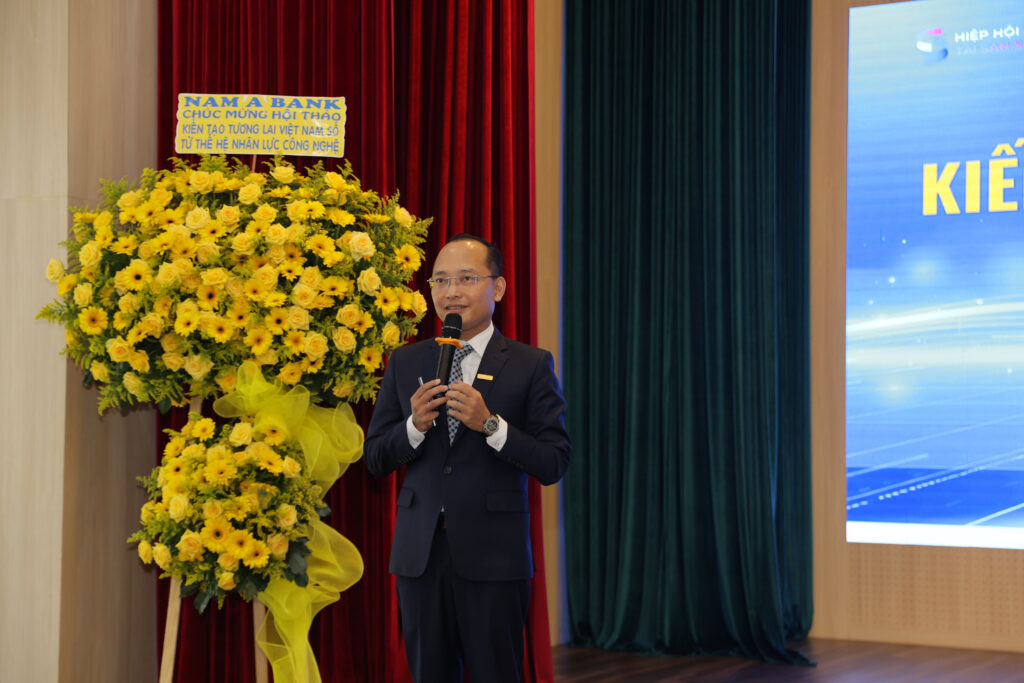 Ông Nguyễn Vĩnh Tuyên, Phó Tổng Giám đốc Ngân hàng TMCP Nam Á chia sẻ về chuyển đổi số trong ngành ngân hàng và yêu cầu đối với nguồn nhân lực tài chính công nghệ.