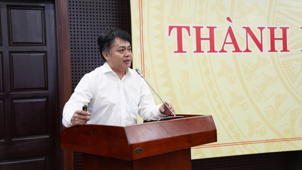 TS. Trịnh Công Duy đề cập cách tiếp cận kết hợp Digital Twin, AI và blockchain trong xây dựng nền tảng dữ liệu đô thị.