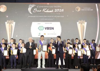 Mạng VBSN, Basal Pay và MasterTeck đạt Giải thưởng Sao Khuê 2026