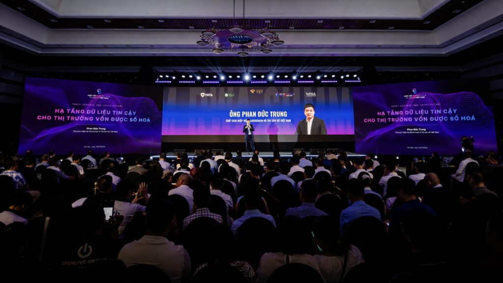 VBSN lần đầu được công bố định vị mới là hạ tầng số tin cậy tại Vietnam RWA Summit.