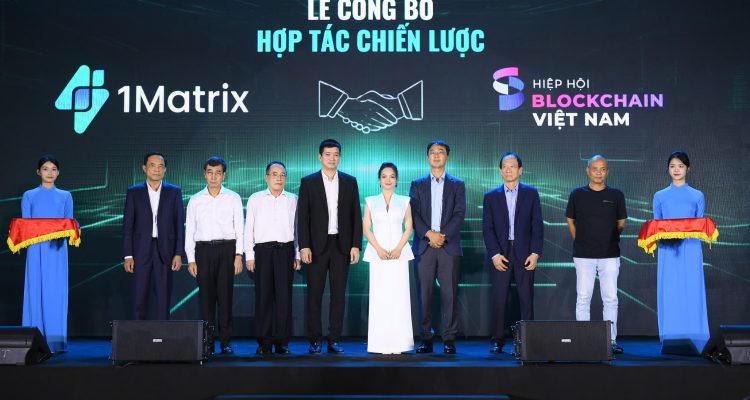 Lễ công bố hợp tác chiến lược giữa Công ty 1Matrix và VBA, hướng tới phát triển mạng blockchain “Make in Vietnam” và thúc đẩy hệ sinh thái công nghệ số quốc gia.