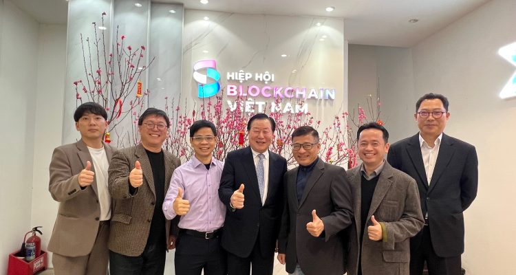 Doanh-nghiep-Blockchain-Han-Quoc-den-tham-Van-phong-Hiep-hoi-Blockchain-Viet-Nam