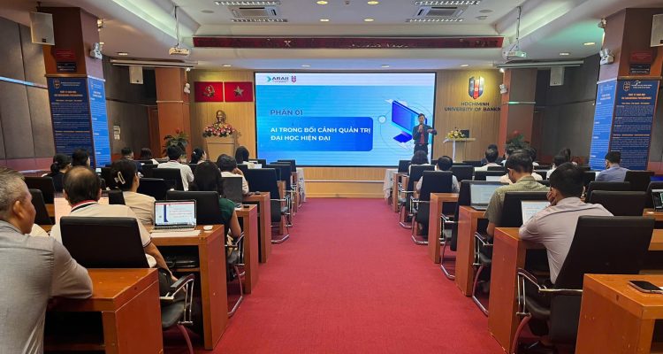 Toàn cảnh khóa học chuyên đề “Ứng dụng Trí tuệ Nhân tạo trong công tác lãnh đạo, quản lý”.